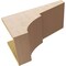 Ekena Millwork 10"W x 20"D x 10"H Wide Monterey Rough Cedar Woodgrain TimberThane Corbel, Primed Tan CORUR10X20X10MONRCPR - alternate 2